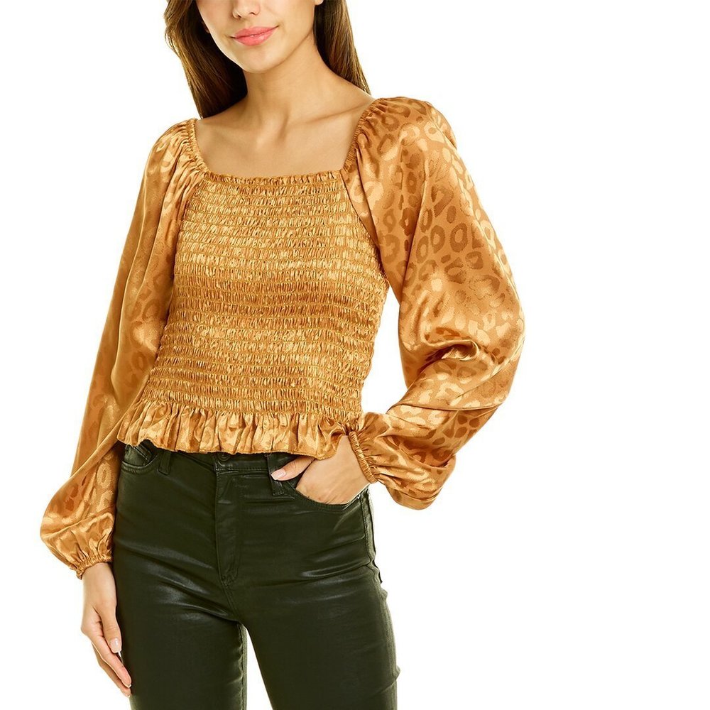 rosewater remi Smocked Top